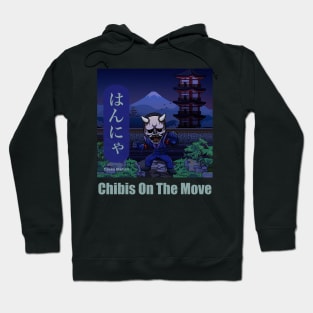 Hannya, Oni of the Night (Ver. 2.0) - “Chibis On The Move” tshirt by iisakastation.com Hoodie